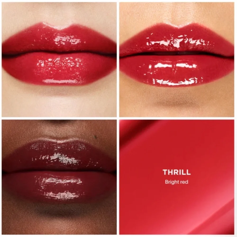 NIB Hourglass Phantom Volumizing Glossy Balm - Thrill 165 - Bright Red 💋